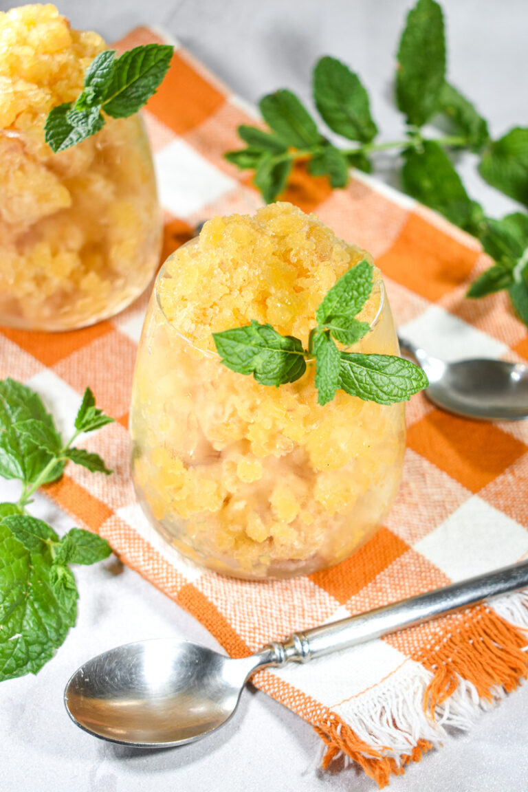 Vanilla Peach Granita Recipe