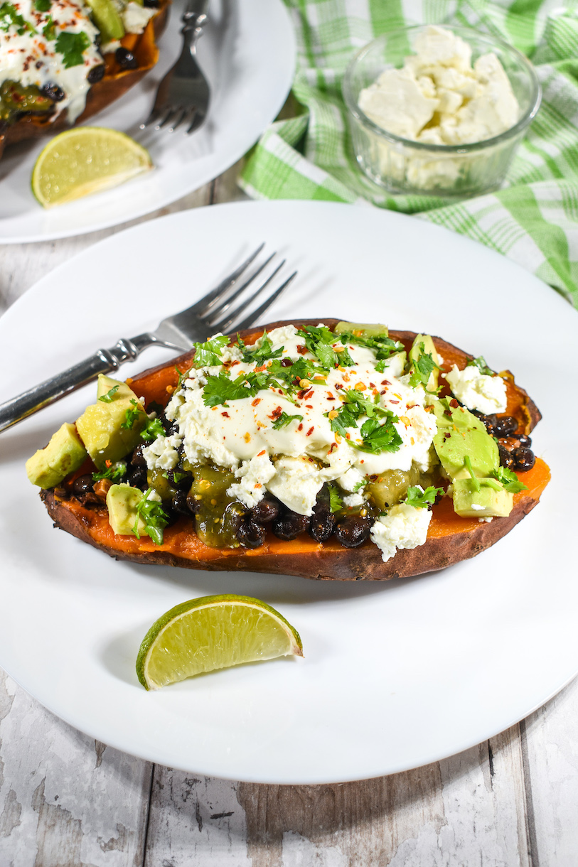 Veggie sweet potato tacos