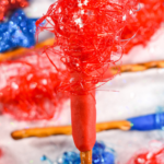 Spun sugar sparklers recipe
