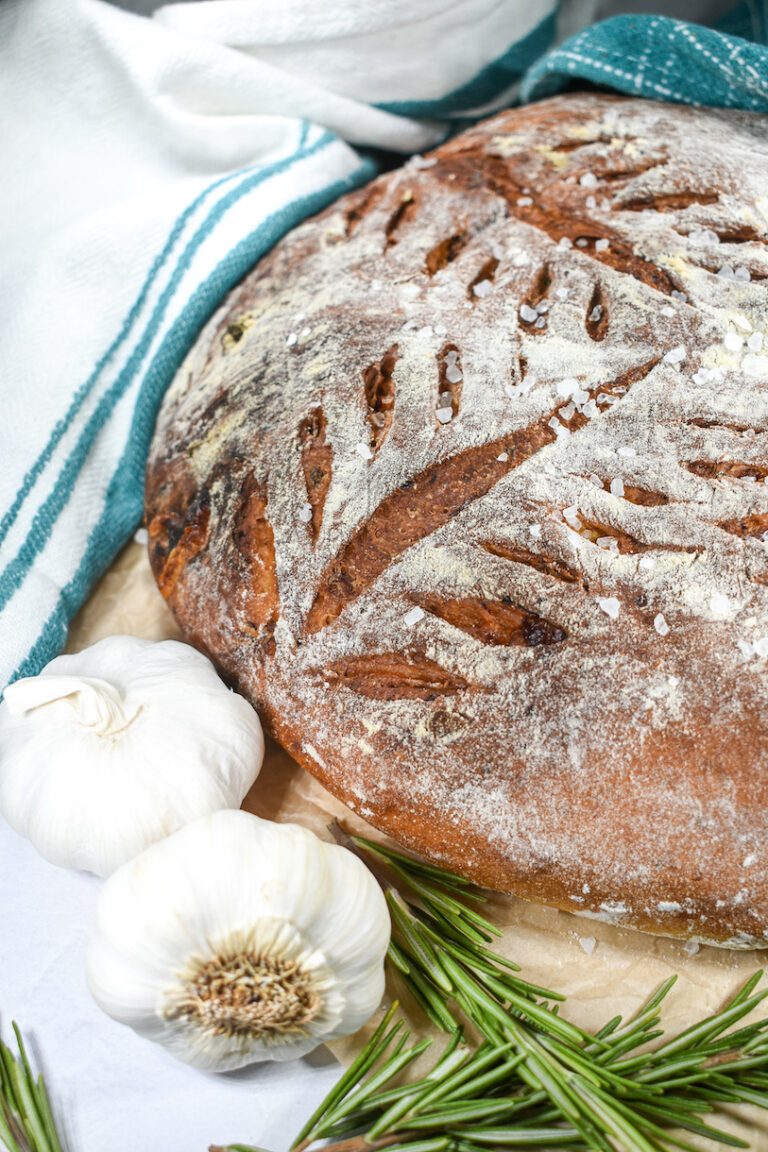 Potato Bread Recipe with Roasted Garlic