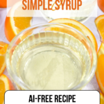 Orange simple syrup recipe