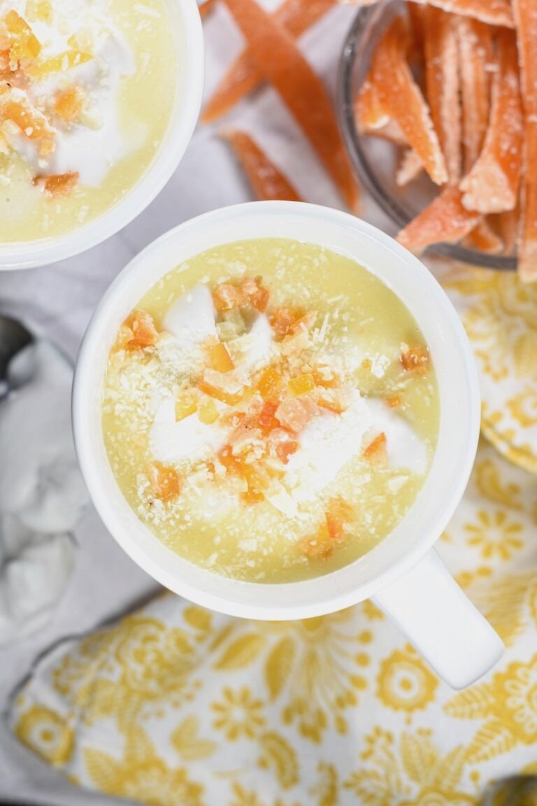 Grapefruit White Hot Chocolate Recipe
