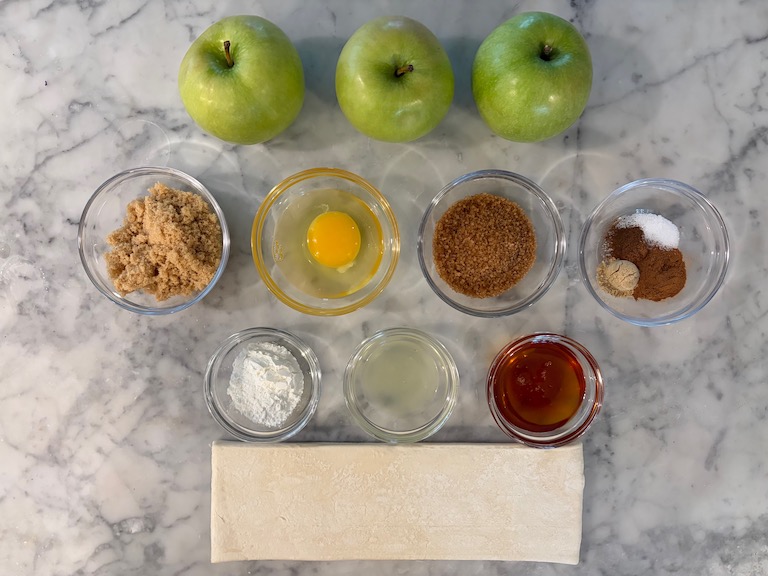 Apple galette recipe ingredients