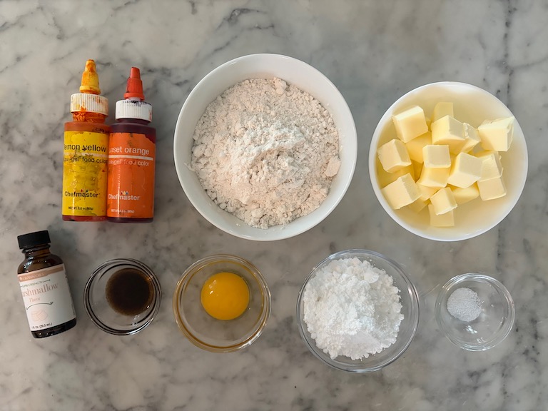 Candy corn cookie recipe ingredients