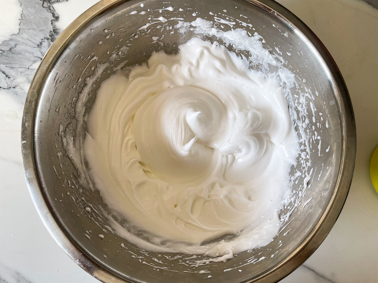 A bowl of meringue