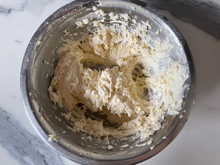 Brandy butter in a bowl