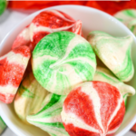 Peppermint Meringue Cookies