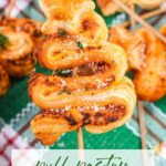 puff pastry tree appetizer for christmas