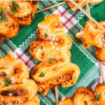 puff pastry tree appetizer for christmas