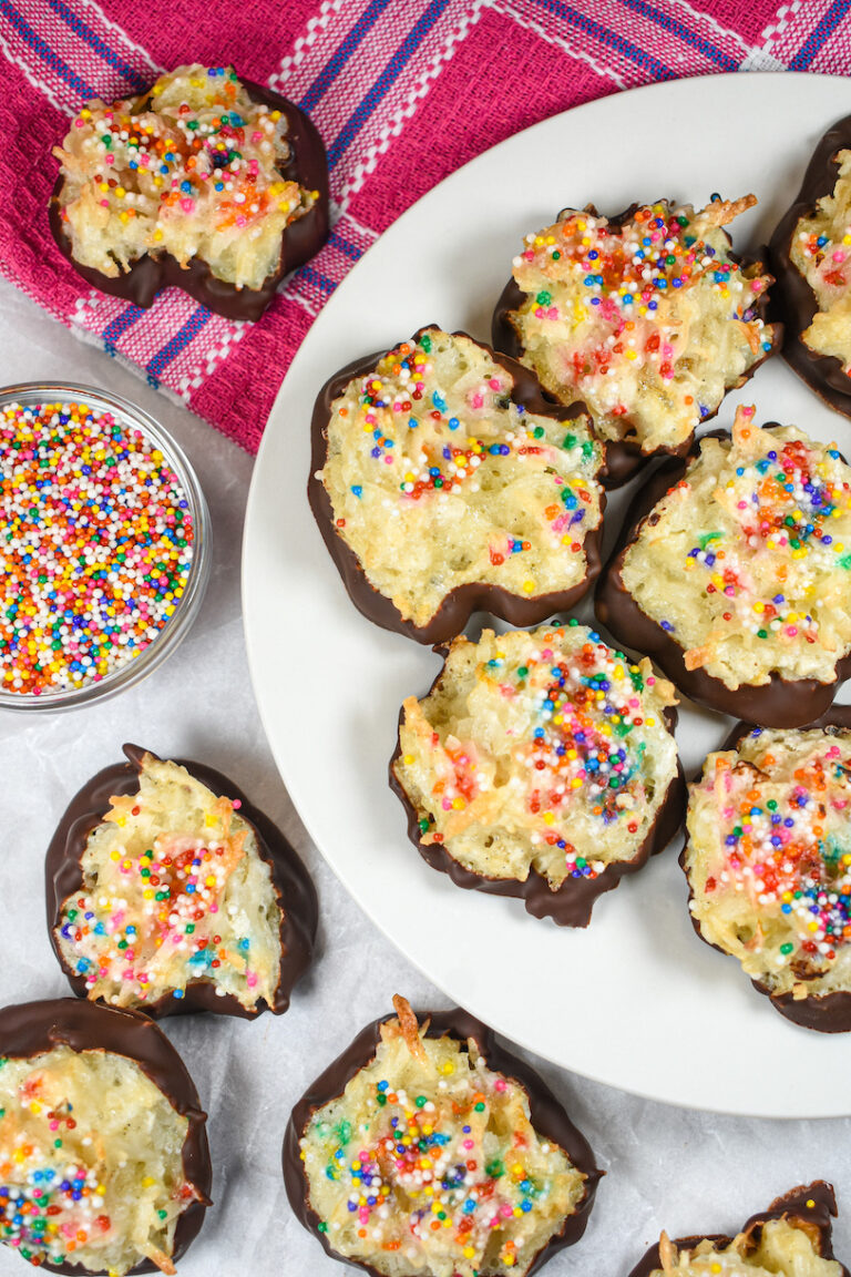 Coconut Macaroons Recipe (Birthday Cake Flavor)