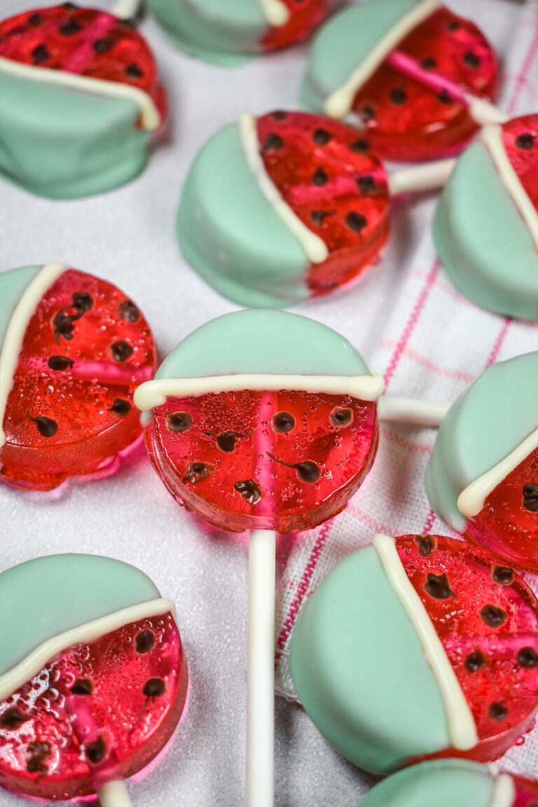 Watermelon Lollipops