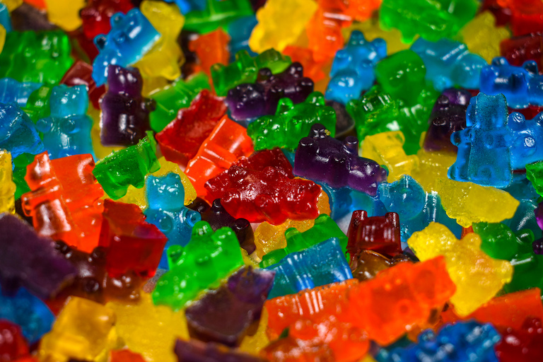 Rainbow gummy bears