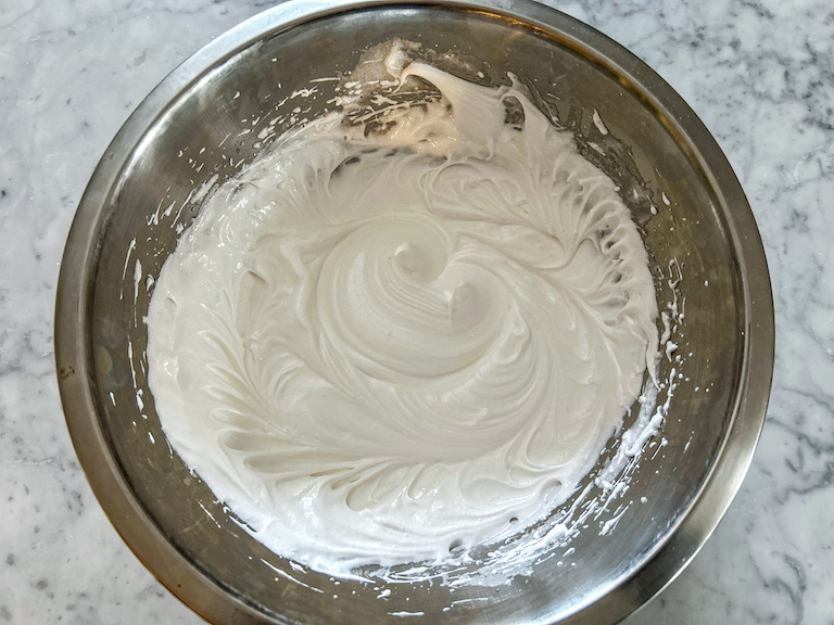 Bowl of meringue