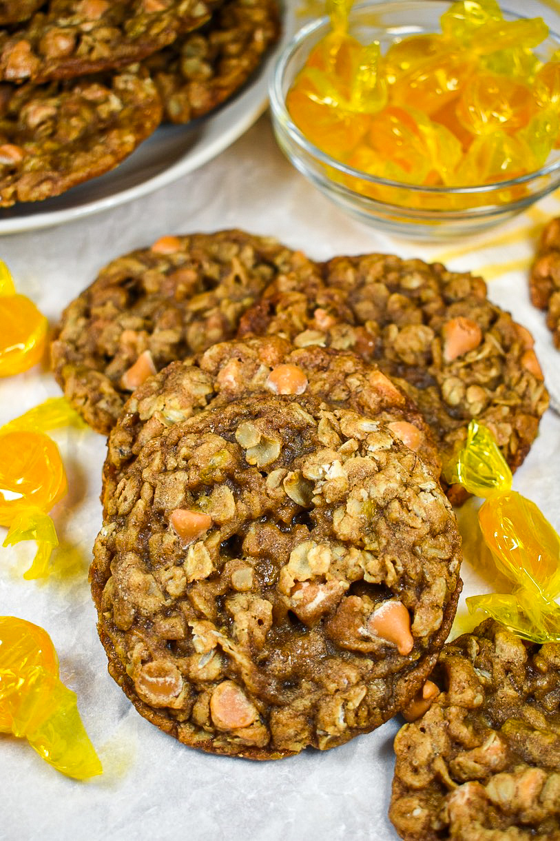 Oatmeal butterscotch chip cookies