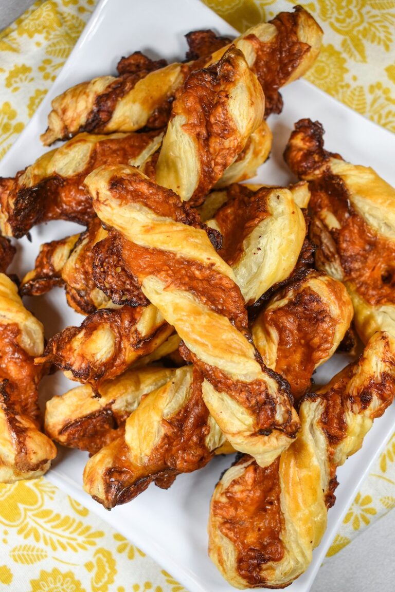 Puff Pastry Cheese Twists with Marmite