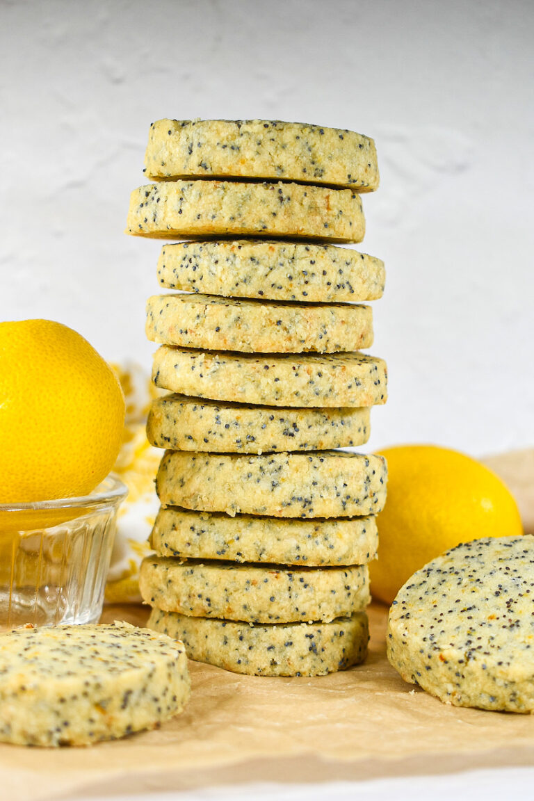Lemon Shortbread Recipe (Lemon Poppyseed Shortbread)