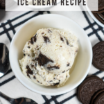 Cookies and Cream Ice Cream Recipe