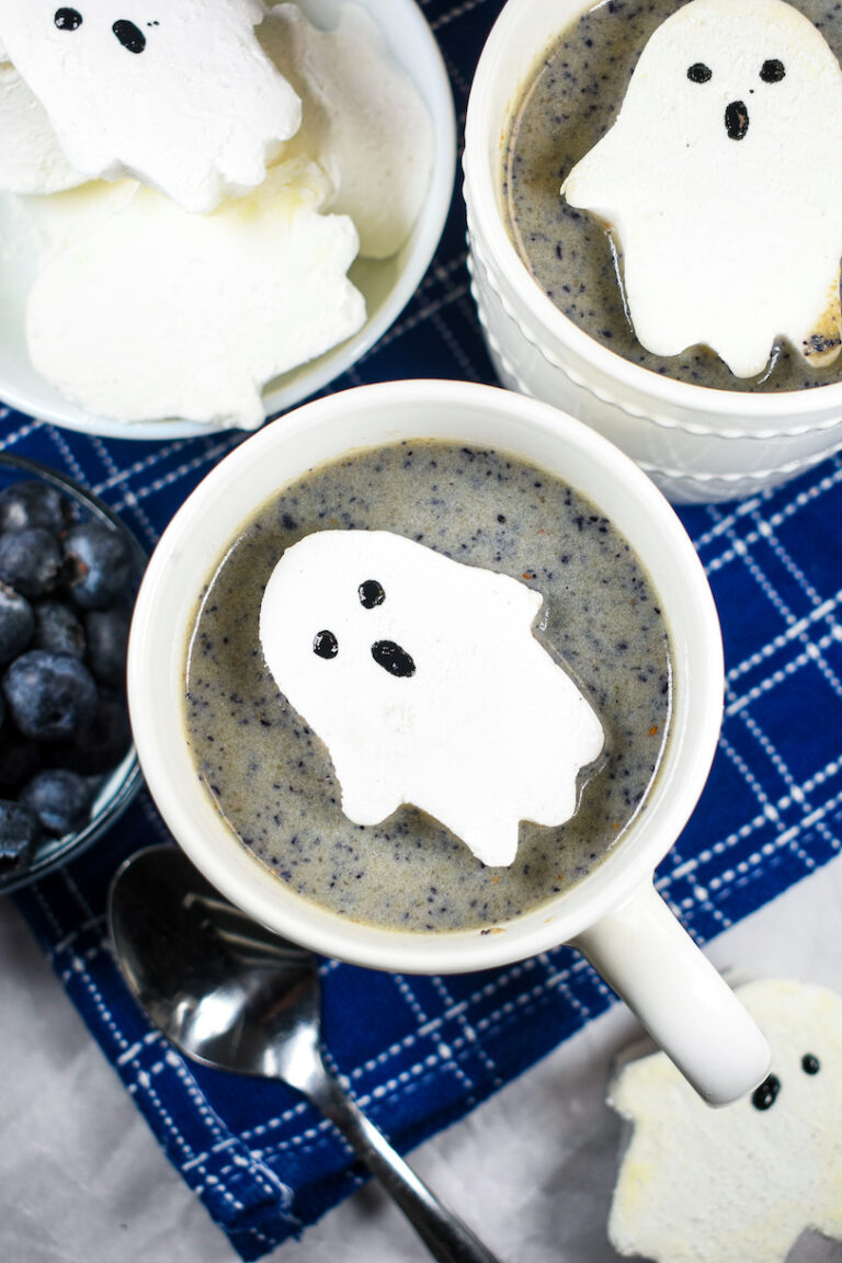 “Boo Berry” Halloween Hot Chocolate