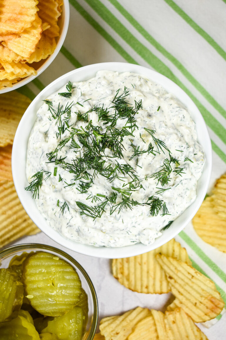 Dill Dip Recipe with Pickles