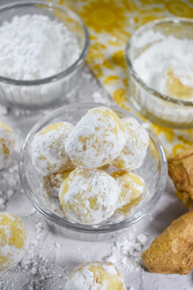 White Chocolate Ginger Truffles
