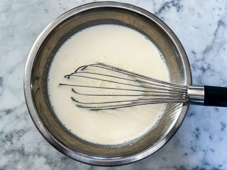 Whisk in a bowl of cream