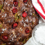 Chocolate Cranberry Focaccia