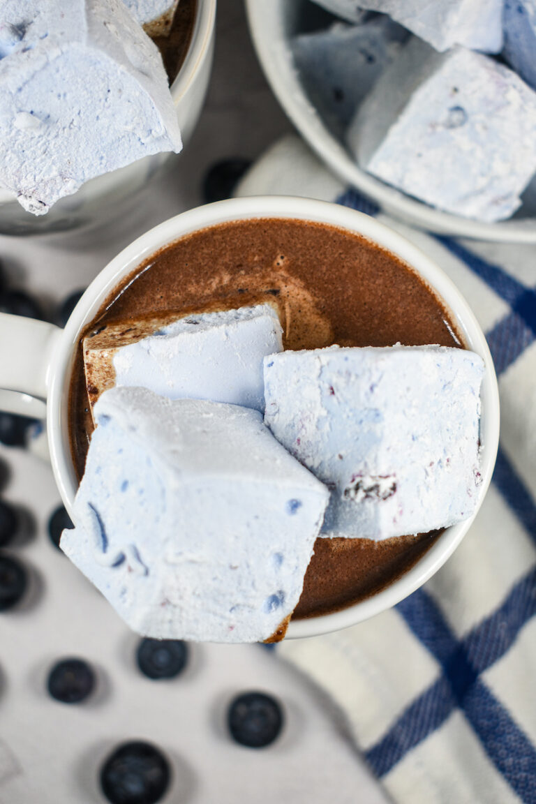 Blueberry Hot Chocolate