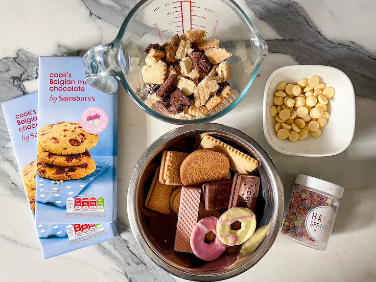 Biscuit bark ingredients