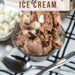 Homemade rocky road ice cream recipe
