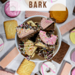 A homemade chocolate bark recipe with British biscuits