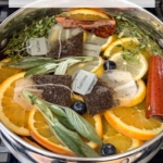 A recipe for an Earl Grey inspired simmer pot
