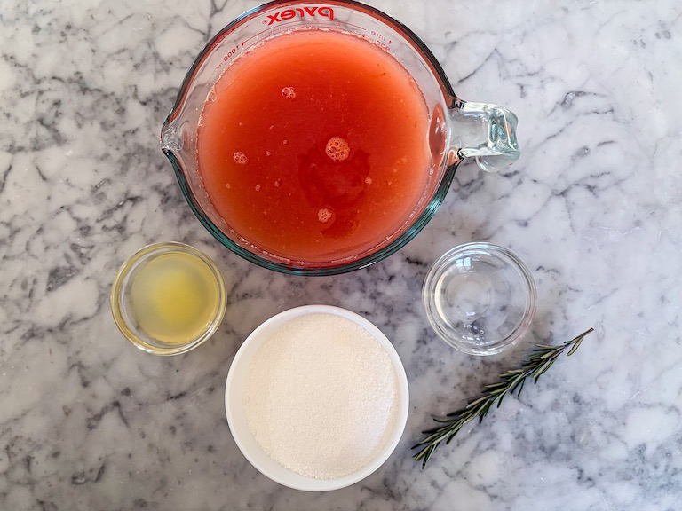 Grapefruit sorbet recipe ingredients