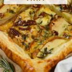 Pear and Blue Cheese Tart
