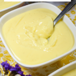 A recipe for homemade vanilla pudding from scratch.