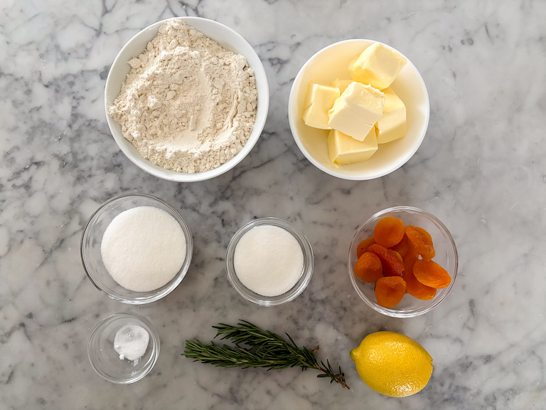 apricot shortbread ingredients