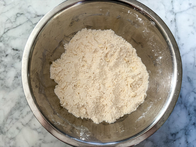 Bowl of dry ingredients