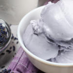 Lavender ice cream