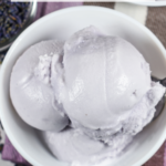Lavender ice cream