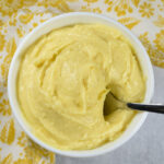 homemade pastry cream in a bowl