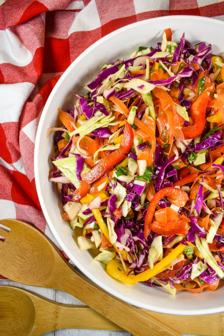 Rainbow Coleslaw Recipe