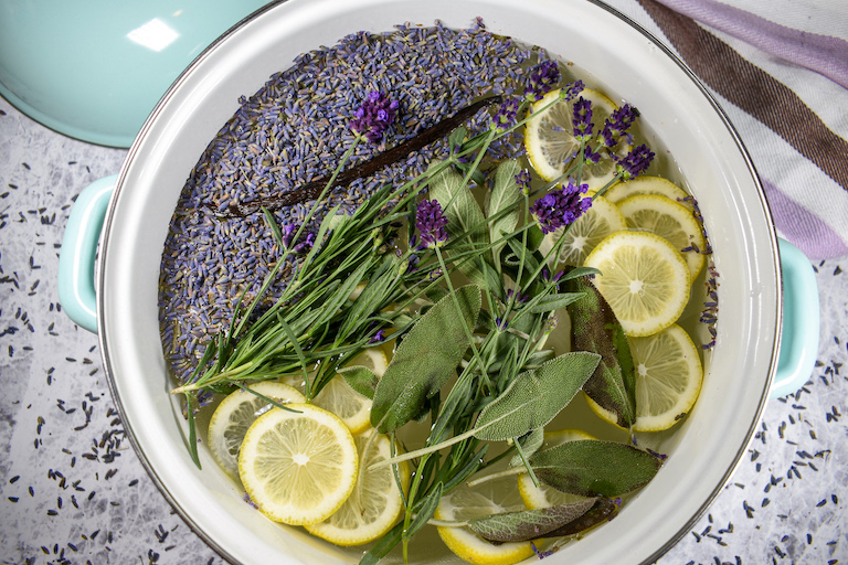 lavender simmer pot