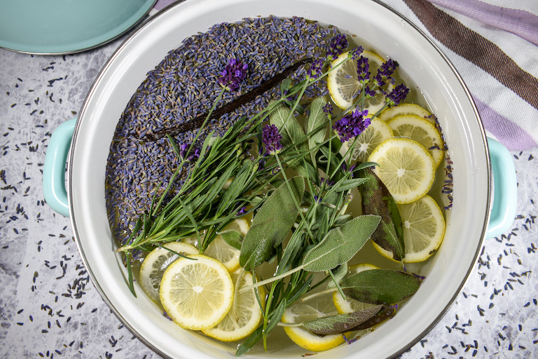 lavender simmer pot