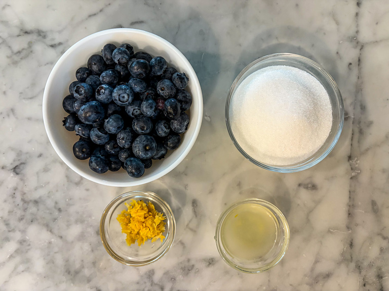 Blueberry hand pie recipe ingredients
