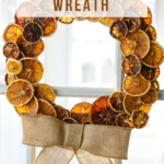 How to make a dried citrus wreath