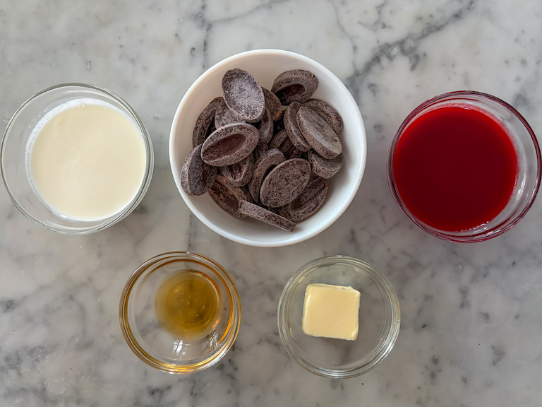 raspberry truffle recipe ingredients