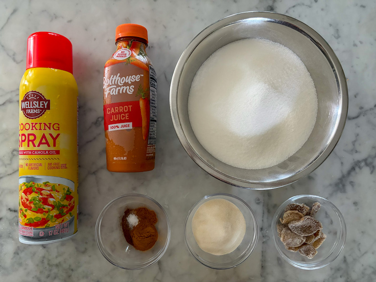 Carrot candy recipe ingredients