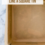 How to Line a Square Tine