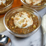 dishes of pumpkin chia seed pudding