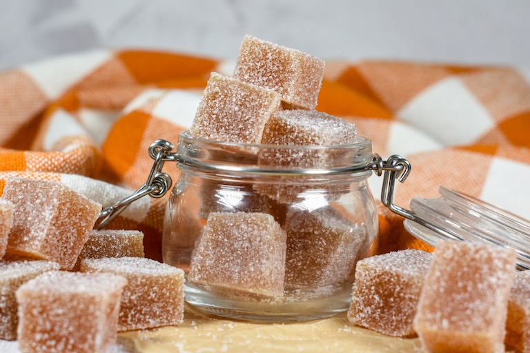a jar of apple cider gummies