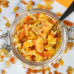 a jar of homemade mixed peel